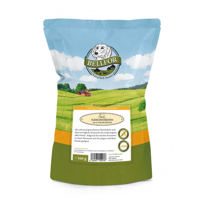 Wildschwein Trockenfleisch - Hundesnack von Bellfor