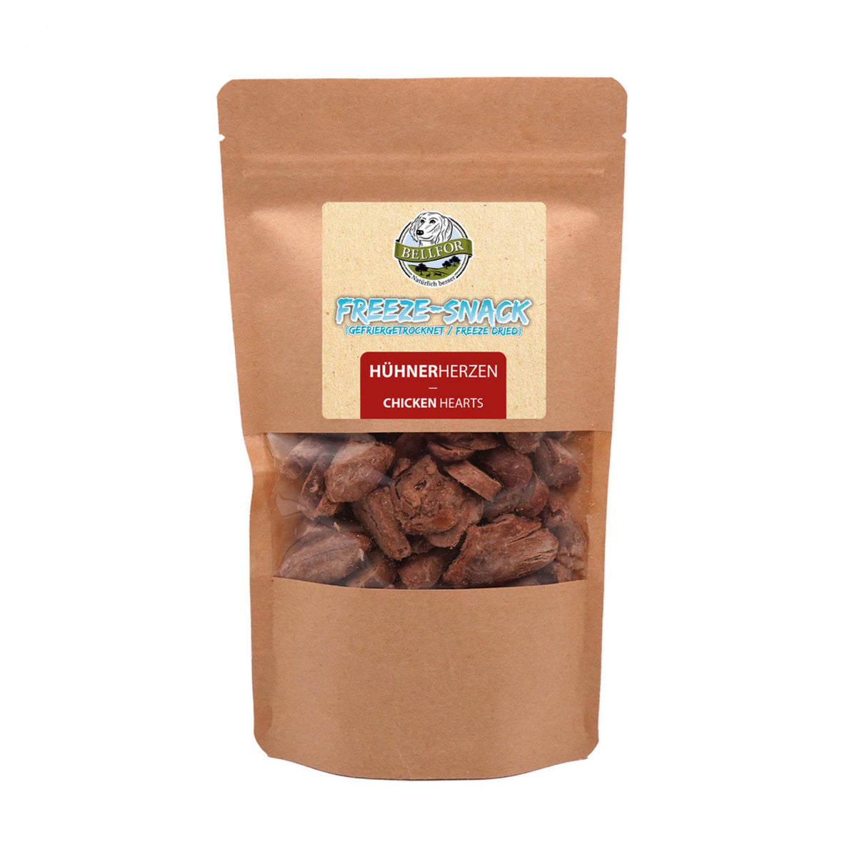Gesunder Freeze Hundesnack - Hühnerherzen