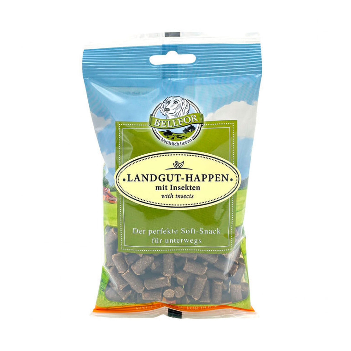getreidefreie Landgut-Happen - Soft Snacks für Hunde mit Insekten