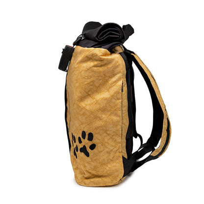 Redoggo Rucksack Rolltop - beige - Bina Pfote